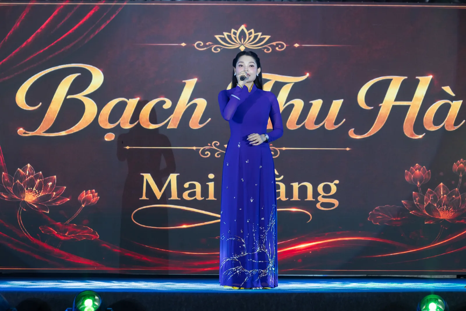 Nghệ sĩ Mai Hằng biểu diễn Bạch Thu Hà